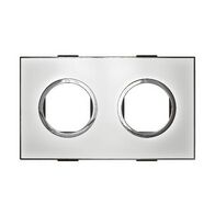 ARTEOR SCS Round 2 Module Horizontal Coverplate Mirror White
