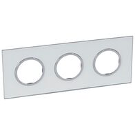 ARTEOR SCS Round 3 Module Horizontal Coverplate Mirror White