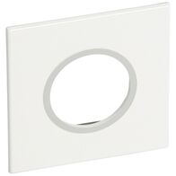 ARTEOR SCS Round 1 Module Horizontal Coverplate Mirror White