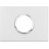 ARTEOR Round 2 Module Horizontal Coverplate + Frame White