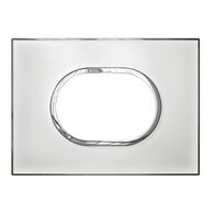 ARTEOR Round 3 Module Horizontal Coverplate Mirror White