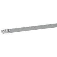 Transcab - Cable grey duct with cover - 2 metre length 25x25mm 2m 12.5mm finger DIN pitch with cover grey