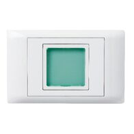 Excel Life - Common plate - Signalling green LED light 1W 240V a.c. white