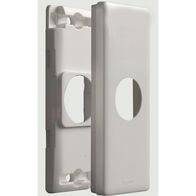 Excel Life Architrave Grid & Plate 1 Gang Gloss White