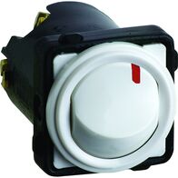 Excel Life - Rocker switch mechanism 2 way 16A 16AX 240V a.c. with red dot white