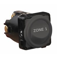 Excel Life - Engraved rocker switch mechanism 2 way 16AX 240V a.c. ZONE1 engraved urban grey