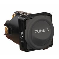 Excel Life - Engraved rocker switch mechanism 2 way 16AX 240V a.c. ZONE3 engraved urban grey