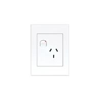 HPM VIVO 10A Vertical Single Power Point White