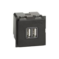 Bticino Living Now 5V 3A Type A 2 Module Dual USB Charger Mechanism