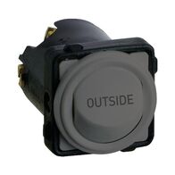 Excel Life - Engraved rocker switch mechanism 16A Engraved OUTSIDE urban grey