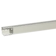 Transcab - Halogen free light grey duct with cover - 2 metre length halogen free PVC 60x60mm