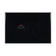 Single Power Point 15A – BLACK