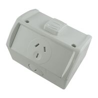 Weatherproof GPO SINGLE 10A – NEW STYLE