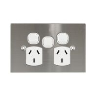 Double Power Point with Extra Switch