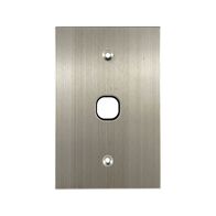 Grid Plate 1 Gang – BLACK