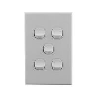 Light Switch 5 Gang – VERTICAL