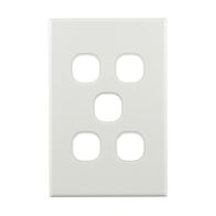 Grid Plate 5 Gang