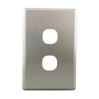 Metal Cover Plate 2 Gang
