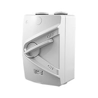 32 Amp Isolator Switch 1 Pole 250V AC IP66 Weatherproof