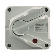 Single Pole Weatherproof Isolating Switch 250V 16A IP66