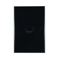 Light Switch 1 Gang – VERTICAL BLACK