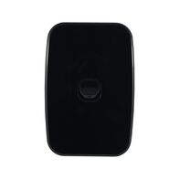 Light Switch 1 Gang – VERTICAL BLACK