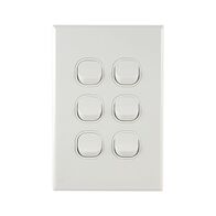 Light Switch 6 Gang – VERTICAL