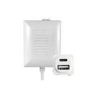 Dual USB Type A+C Charger Mechanism – FAST CHARGE