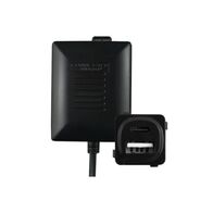 Dual USB Type A+C Charger Mechanism Black – FAST CHARGE