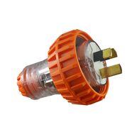 IP66 3 Pin Straight Plug – 250V AC 20A