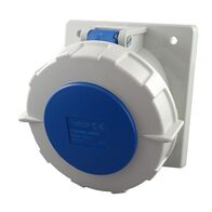 IP67 Panel Socket Angle 5 Pin – 240V 63A
