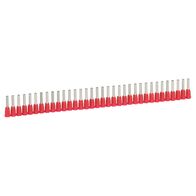 Starfix - ferrule with insulating flange single - supplied in strips 1mm² 15mm long red pack of 1000