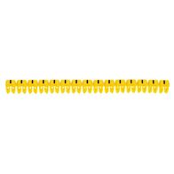 CAB3 - Markers for terminal blocks and wiring 0.5 to 1.5mm² black symbols on yellow background 0.5-1.5mm² symbol - pack of 300