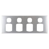 Metal Cover Plate 4 Gang Power Point