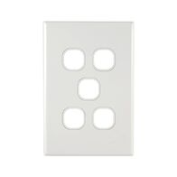 Grid Plate 5 Gang