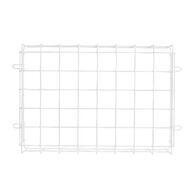 LED Exit Sign Wall Mount Wire Guard White Finish