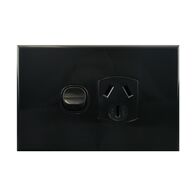 Single Power Point – BLACK