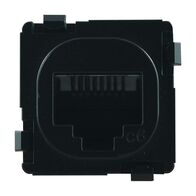 RJ45 CAT6 Jack MATTE BLACK