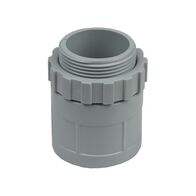 32mm Plain to Screw Adaptor with Lock Nut – Box of 50