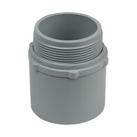 40mm Plain to Screw Adaptor with Lock Nut – Box of 20
