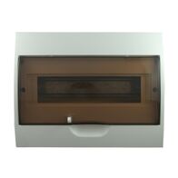 12 Pole Surface Mount Distribution Board – Lockable