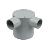 25mm Deep Junction Box Right Angle – Box of 10