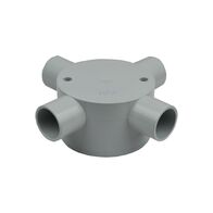 20mm Shallow Junction Box Four Way – Box of 10