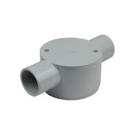 25mm Shallow Junction Box Two Way – Box of 10