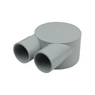 25mm Shallow Junction Box U Way – Box of 10