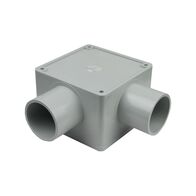 32mm Square Junction Box Right Angle