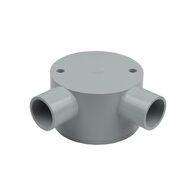 20mm Shallow Junction Box Right Angle – Box of 10