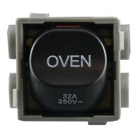 Mech 250V AC 32A Double Pole Matte Black – OVEN