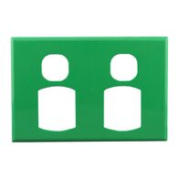 Double Power Outlet Cover – GREEN