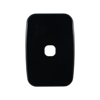 Grid Plate 1 Gang – BLACK